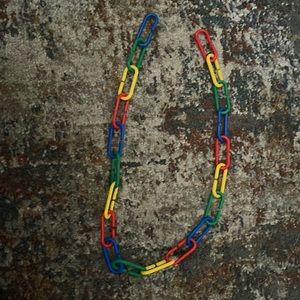 One Kidcore Primary Aesthetic Belt Chain (Only one!)